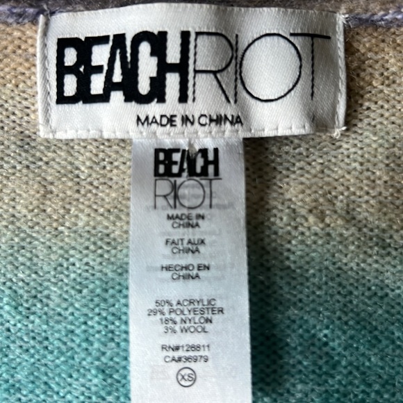 Beach Riot Judith Cardigan Sweater in Pastel Size XS - Picture 12 of 12